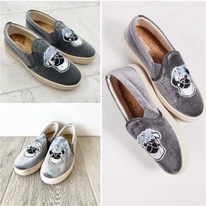 Soludos Flower Pug Slip on Sneakers Size 5.5